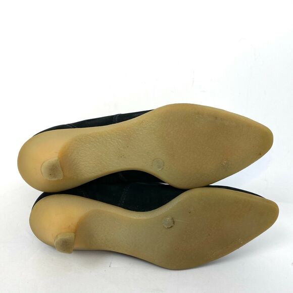 Vince Camuto Booties 6 36 Ankle Boots Black Suede Leather BCBGMaxazria - Picture 8 of 11